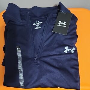 Under Armour Dark Blue Quarter-Zip Top